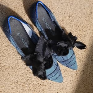 Rothys Mary Jane size 10.5 Green plaid